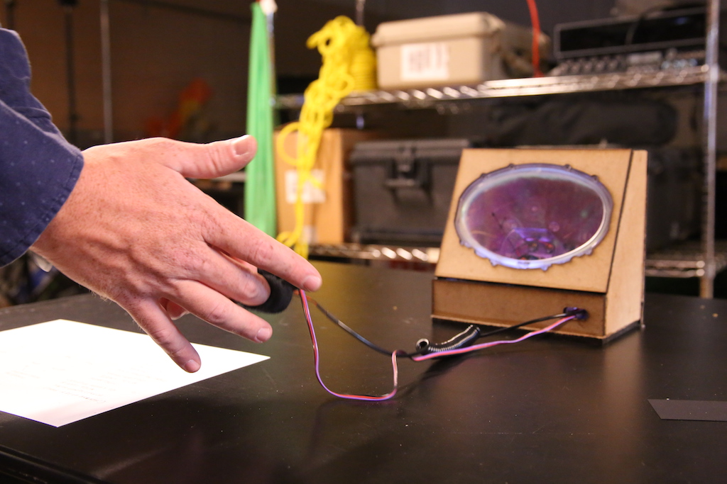 E-Meter in use